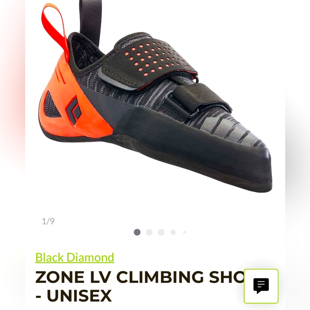 Rock Climbing Shoes Black Diamond size US 11